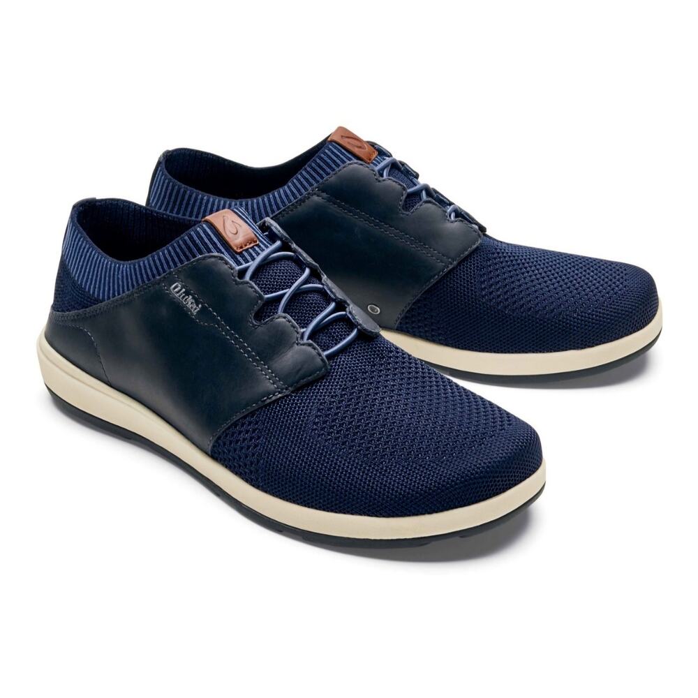 OluKai Navy Men's Makia Ulana Sneaker Casual Comfort Shoe Size 14